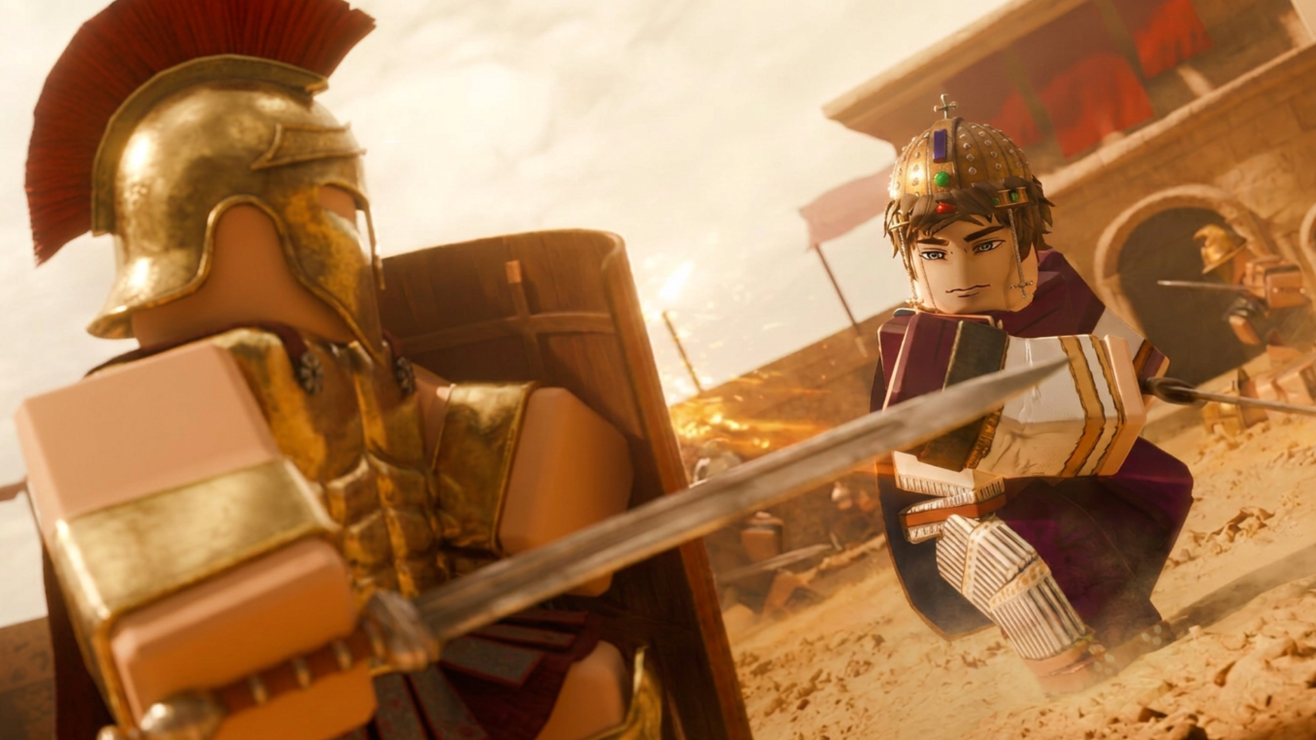 Desert warrior fantasy battle thumbnail